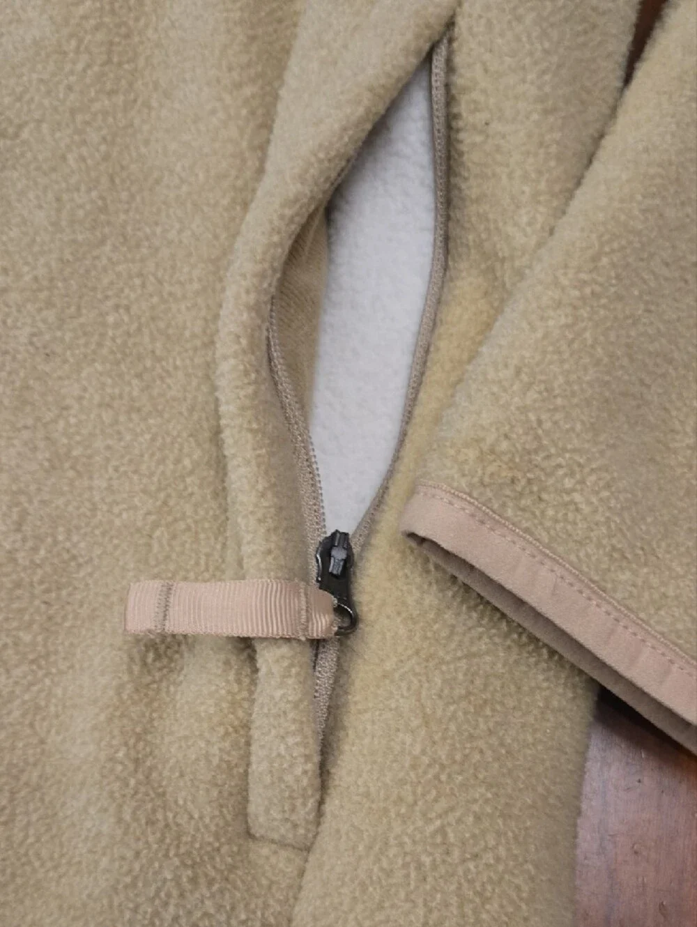 The North Face Men's Beige/Tan Half-Zip Fleece Pullover